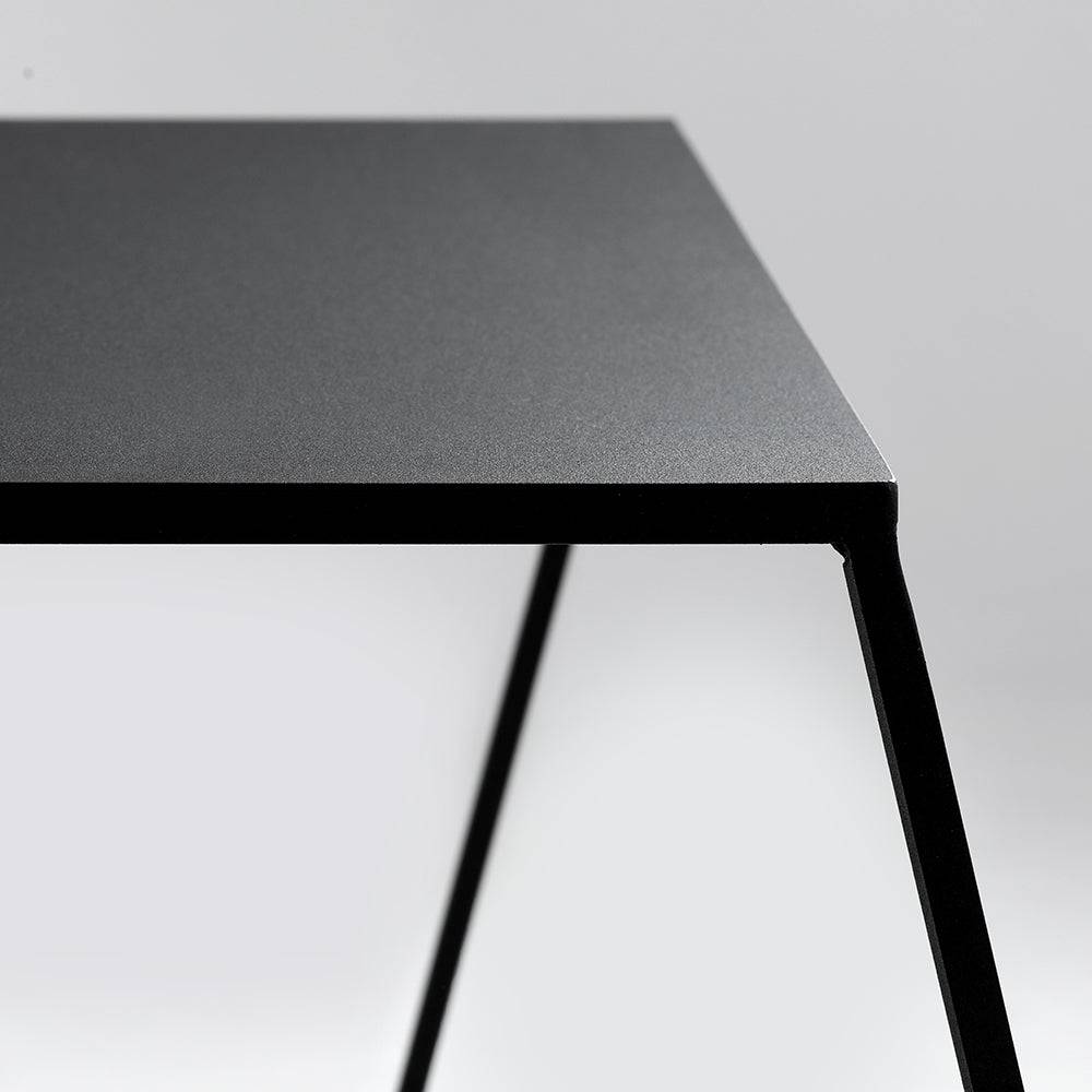Tavolino ZAK in metallo 80, nero
