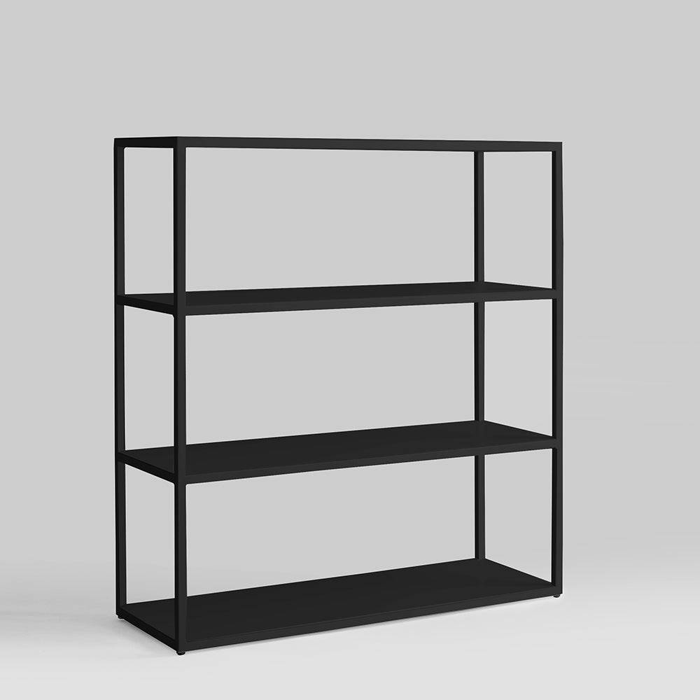 Libreria HYLLER METAL 100x110, nero