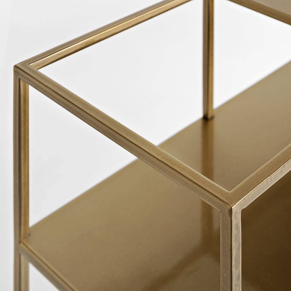 Tavolo Console Senso Flower Metal 120x25 Oro