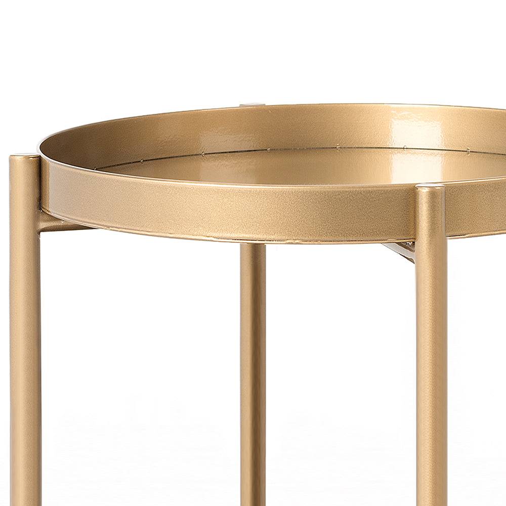 Couchtisch HANNA METALL - gold