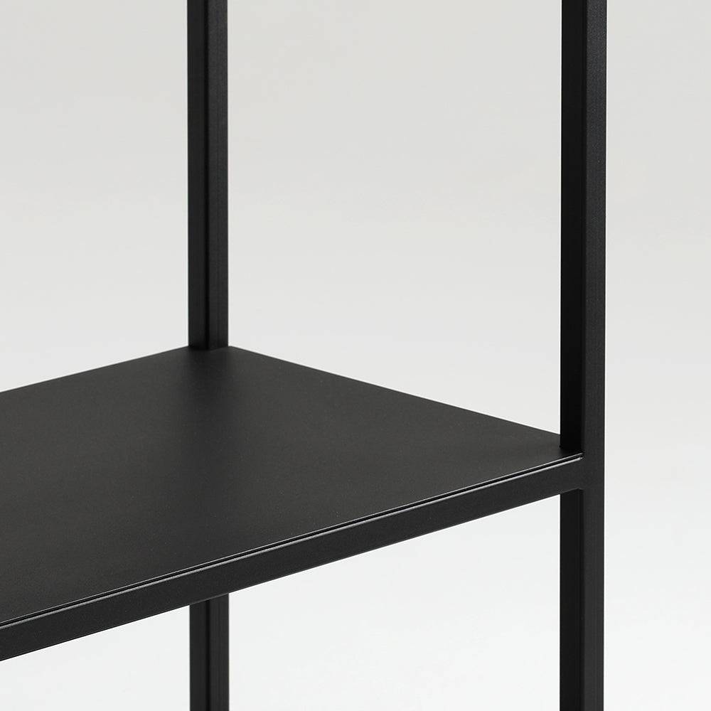 Libreria HYLLER METAL 150x75 - Nero