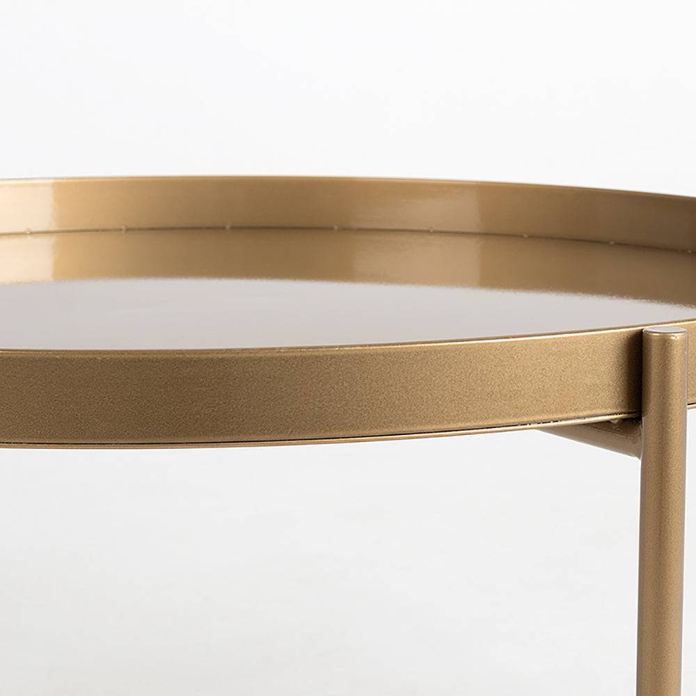 Couchtisch HANNA METAL 60 – Gold