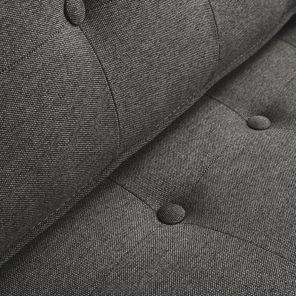 Divano Letto 3 Posti TOPIC WOOD, Acciaio, Naturale
