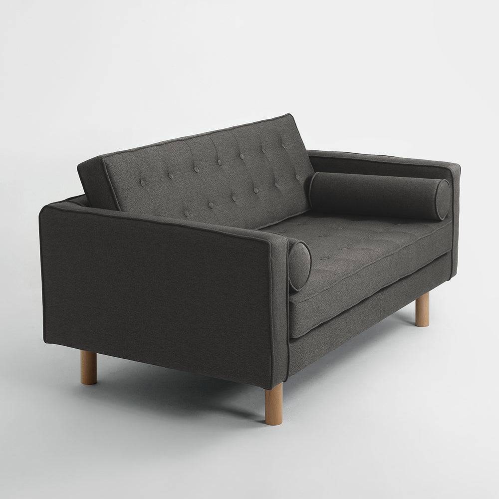 Schlafsofa 2-Sitzer TOPIC WOOD, Stahl, Natur