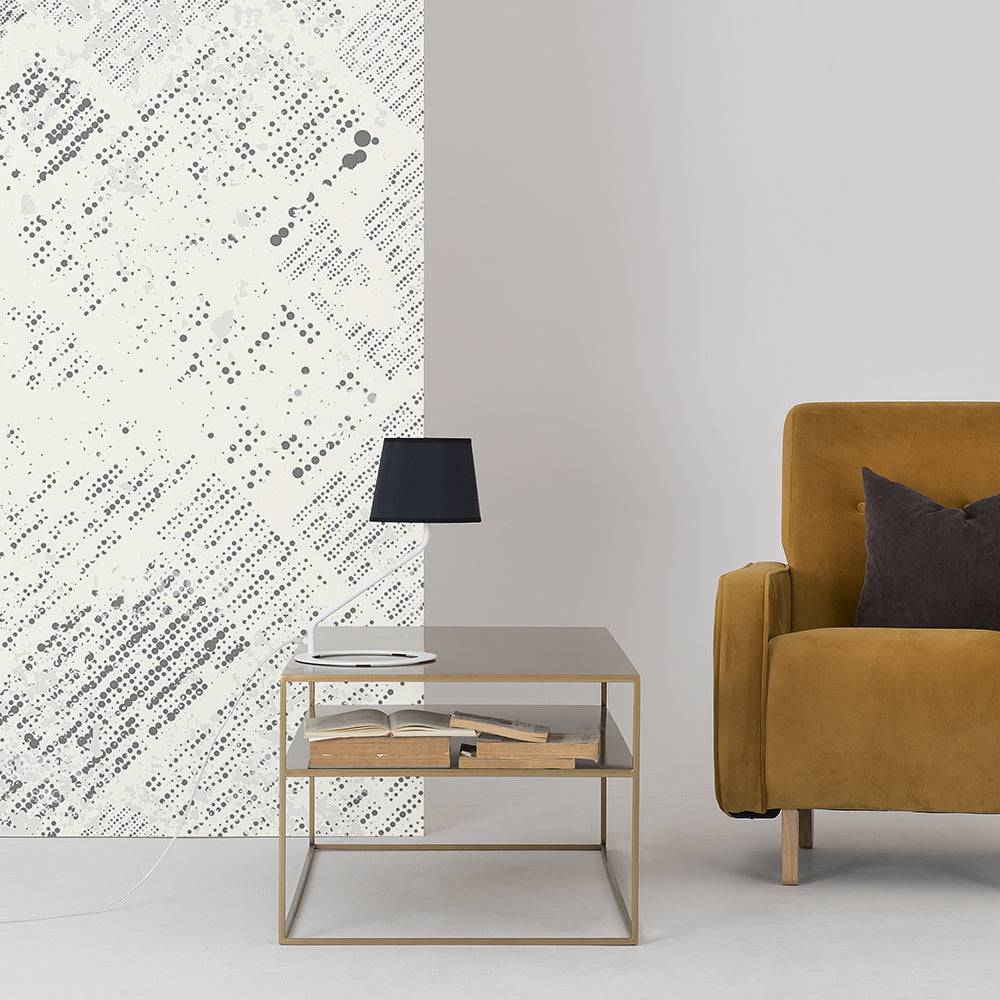Lampada da Tavolo SHADE - Paralume Nero Base Bianca