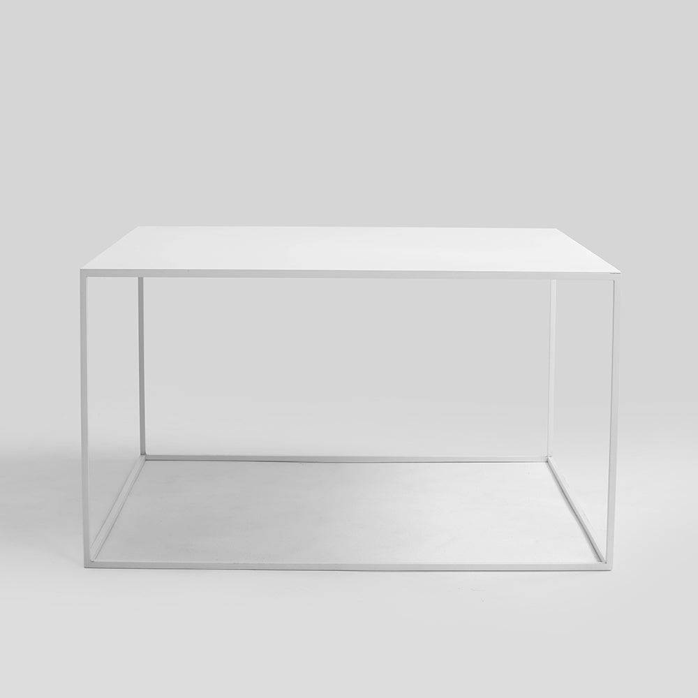 Tavolino Tensio Metal 80 Bianco