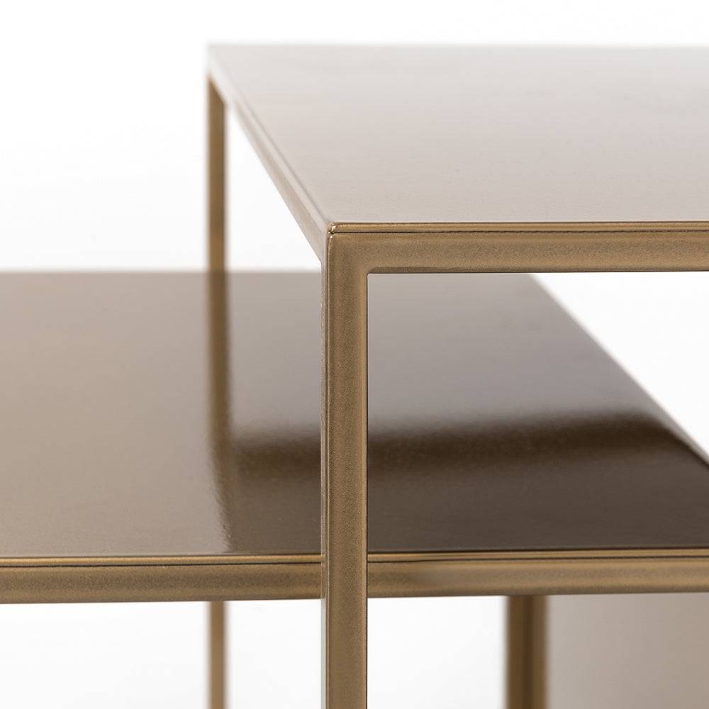 Set Tavolini 2WALL TRIO METAL, oro