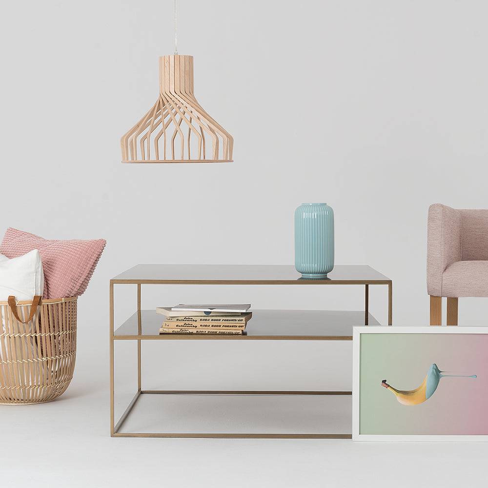 Tavolino Tensio 2 Floor Metal - oro