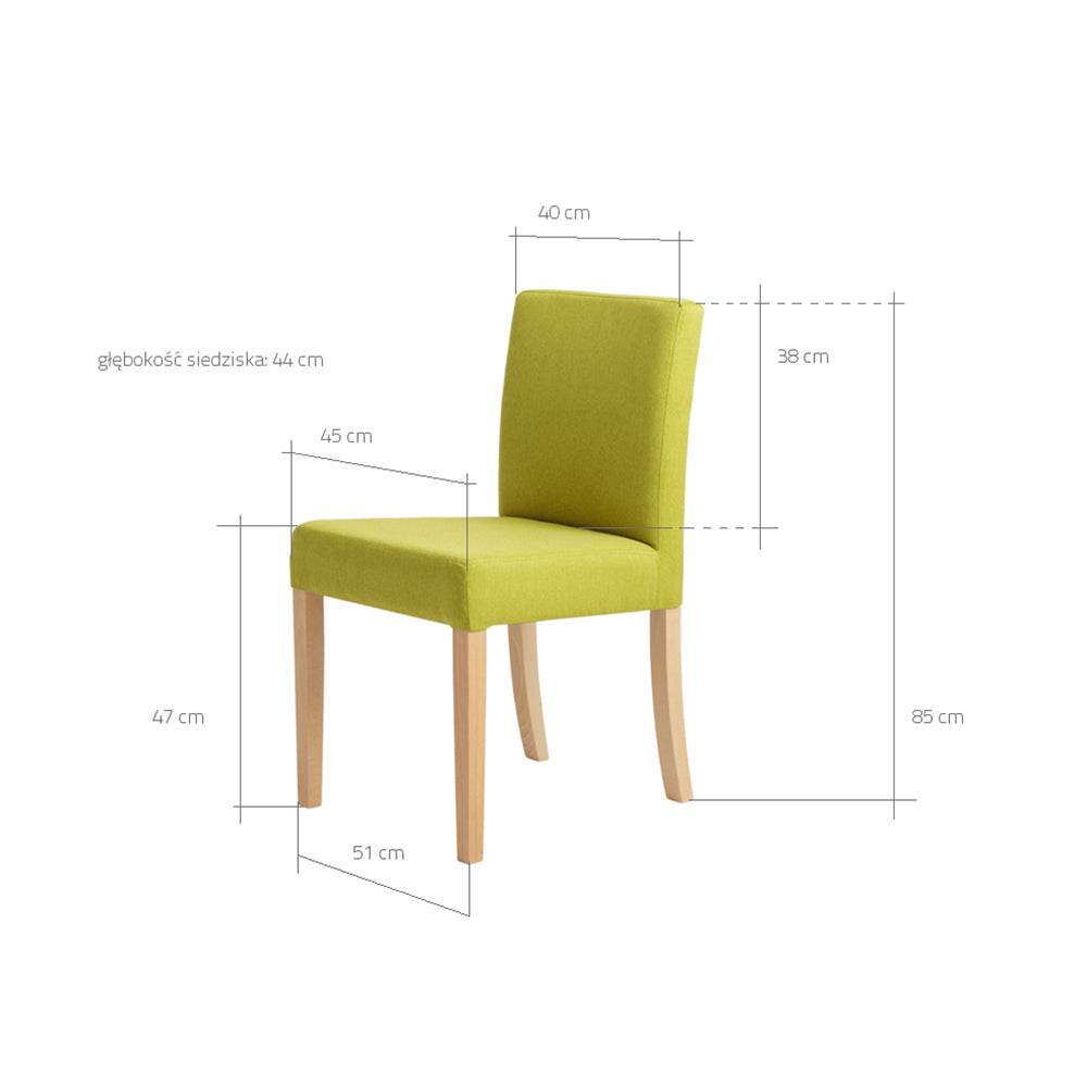 Sedia WILTON - Acciaio, Naturale