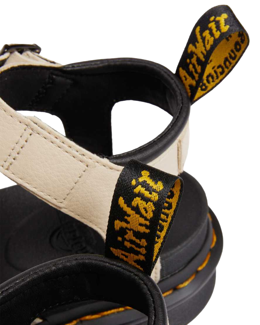 Dr. Martens Sandalo da donna in pelle Pisa con cinturini Blaire 30706292 parchment beige