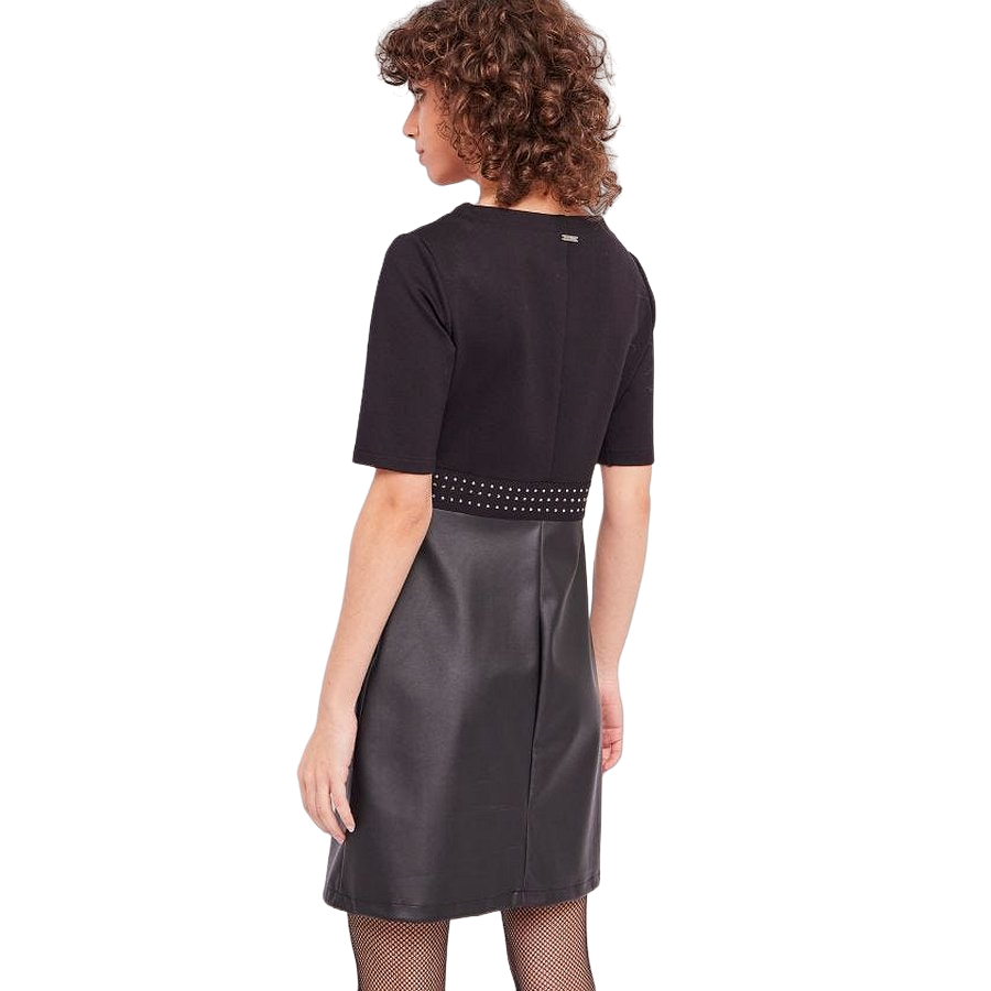 Gaudì vestito manica corta con borchie da donna 321BD14003 2001 nero