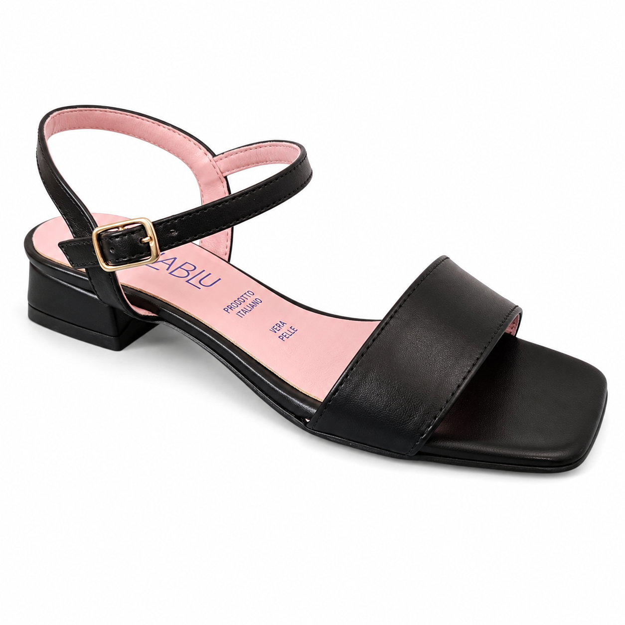Morablu 3717 Sol Soft Nero Sandalo Basso Tacco 10