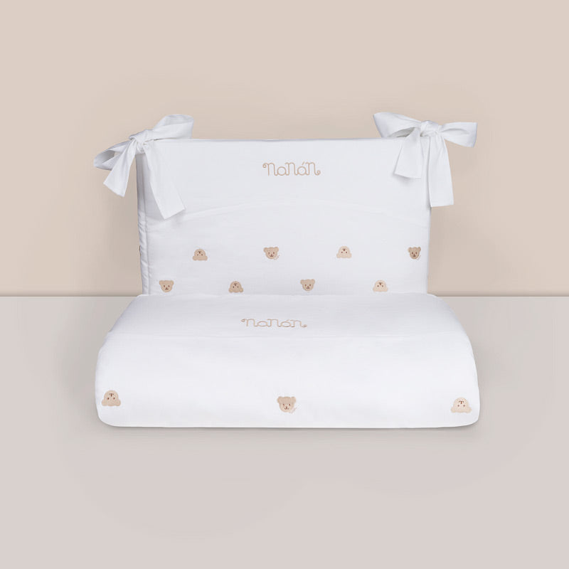 Bettwäsche-Set und Nestchen 4-teilig Teddy Tato