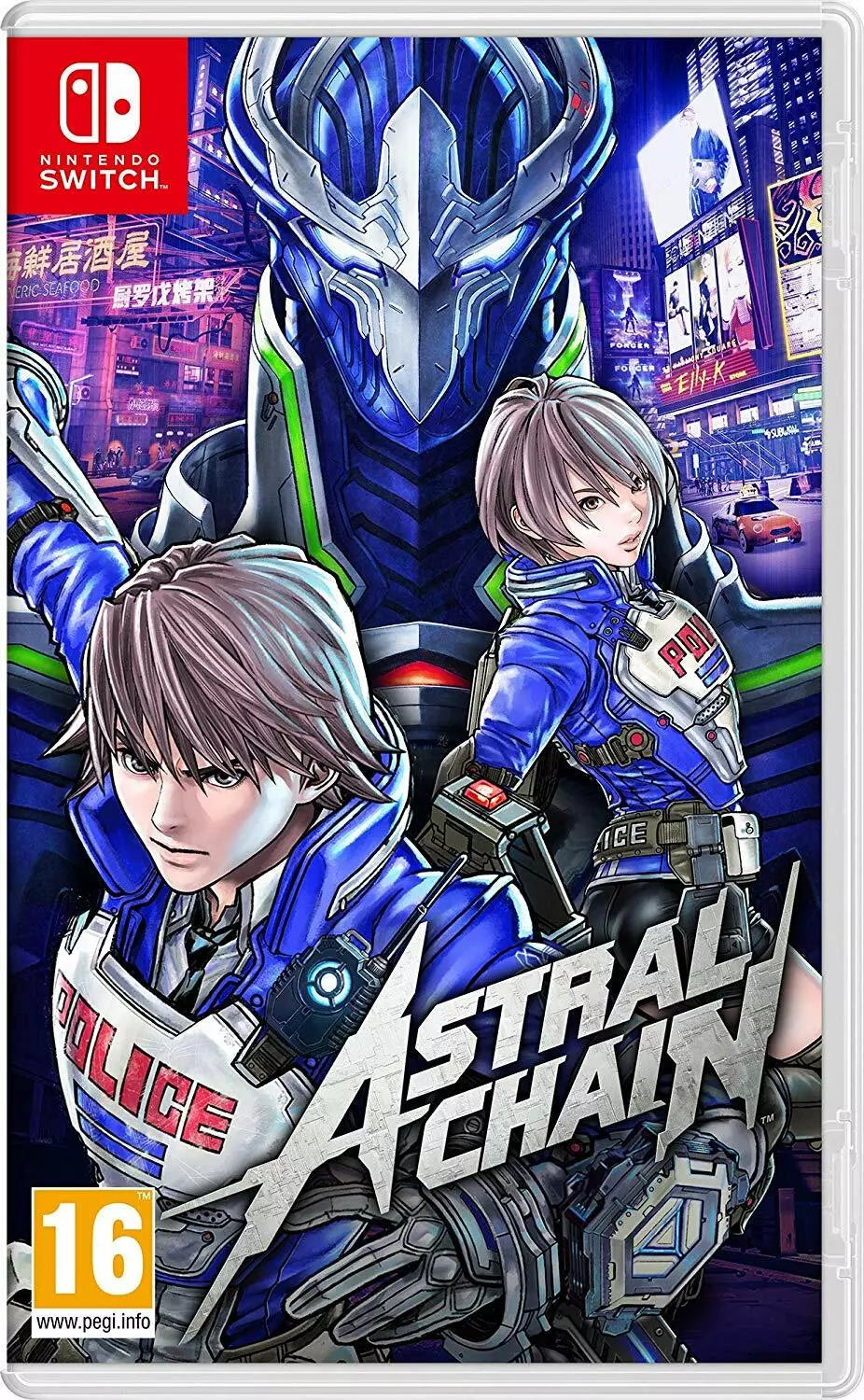 Astral Chain Collector's Limited Edition Nintendo Switch Italienisch Versiegelt Neu