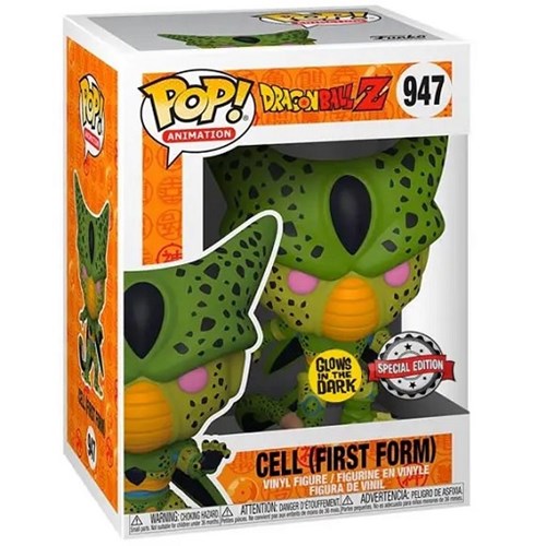 Funko Pop! Animation Dragon Ball Z – (947) Cell erste Form (leuchtet im Dunkeln)