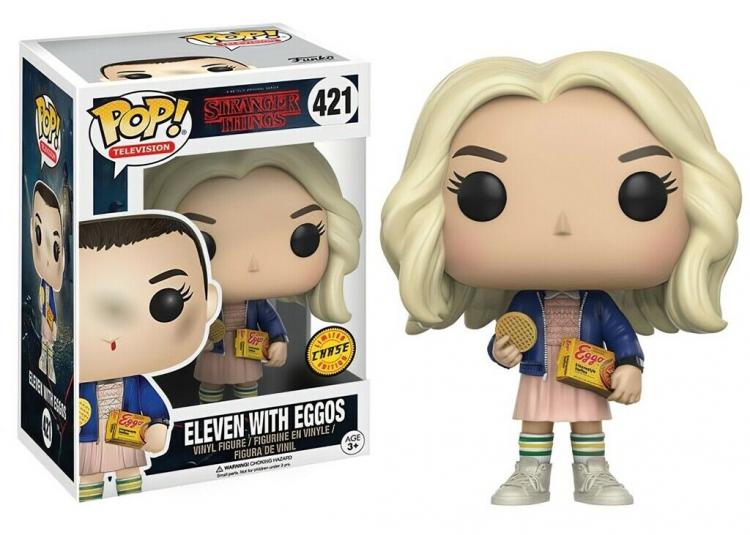 Funko Pop Stranger Things – Eleven mit Eggos 421 (Chase) Vinylfigur Limitiert