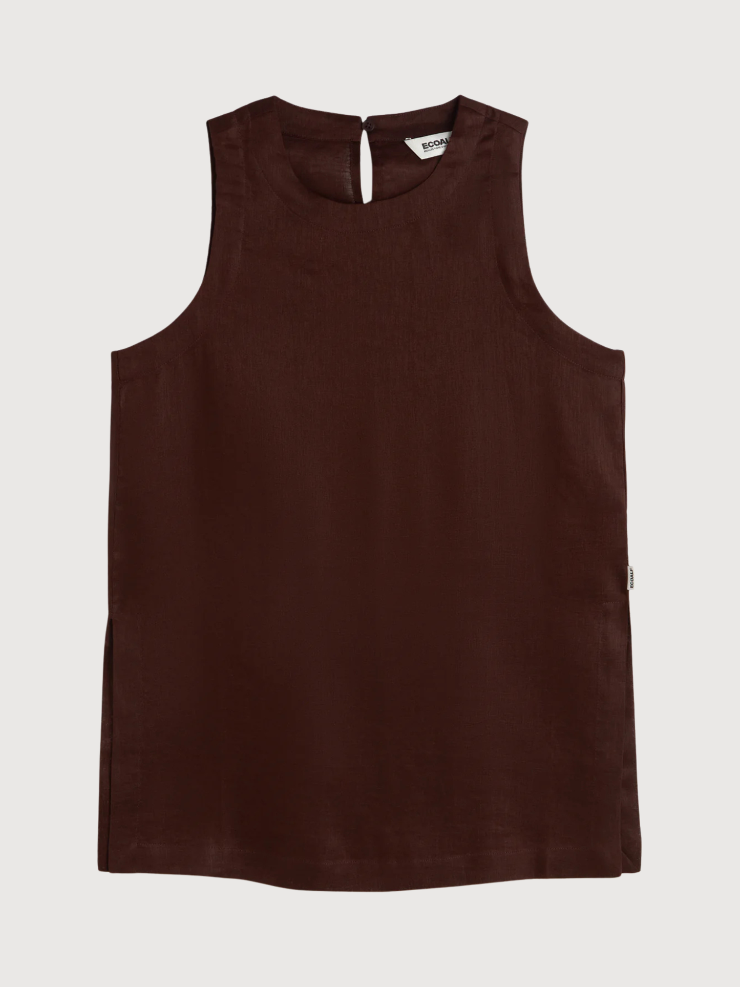 Blouse Sia Woman Cocoa Linen | Ecoalf