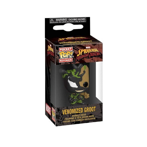 Funko Pop! Pocket Marvel Spider-Man Maximum Venom (Venomized Groot) Schlüsselanhänger