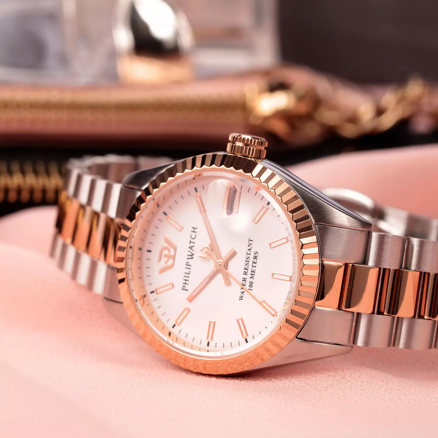 Philip Watch Caribe Donna Bicolor – acciaio e oro rosa R8253597580
