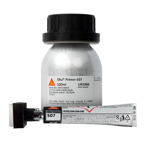 Sika Primer 507 Haftvermittler Lösungsmittelbasiert für Klebstoffe und Dichtmassen 100ml 30ml 10ml