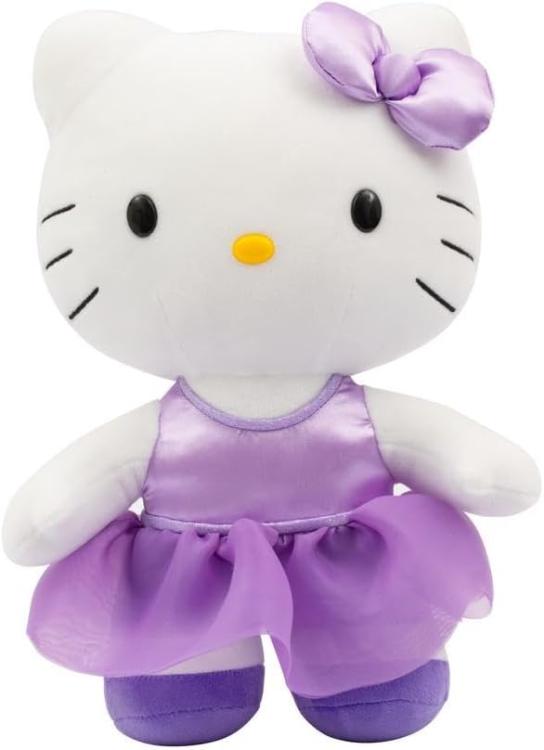 Plüschtier Hello Kitty Lila Kleid 30cm Weiches Sammlerstück Plh1076
