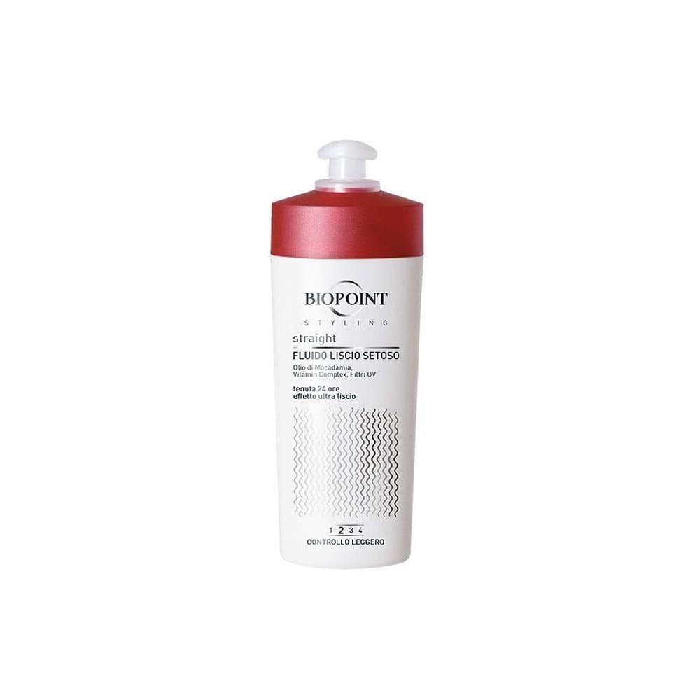Biopoint Styling Straight Fluido Liscio Setoso Controllo Leggero 200ml – Olio Macadamia UV