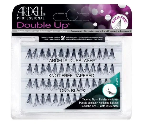 Ardell Wimpern Double Up Soft Individuals Long Black knotenlos