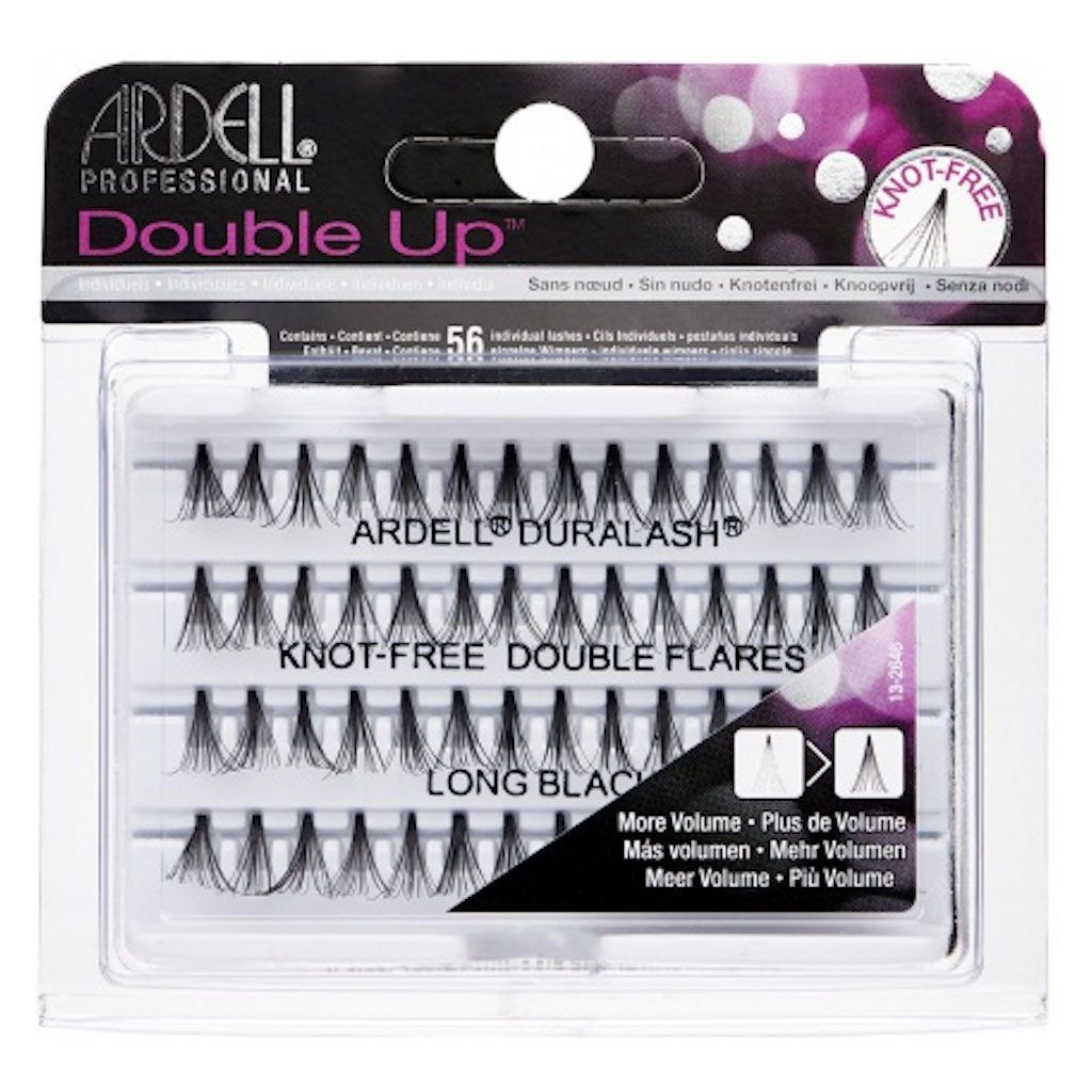 Ardell Ciglia Double Up Individuals Long Black Senza Nodo