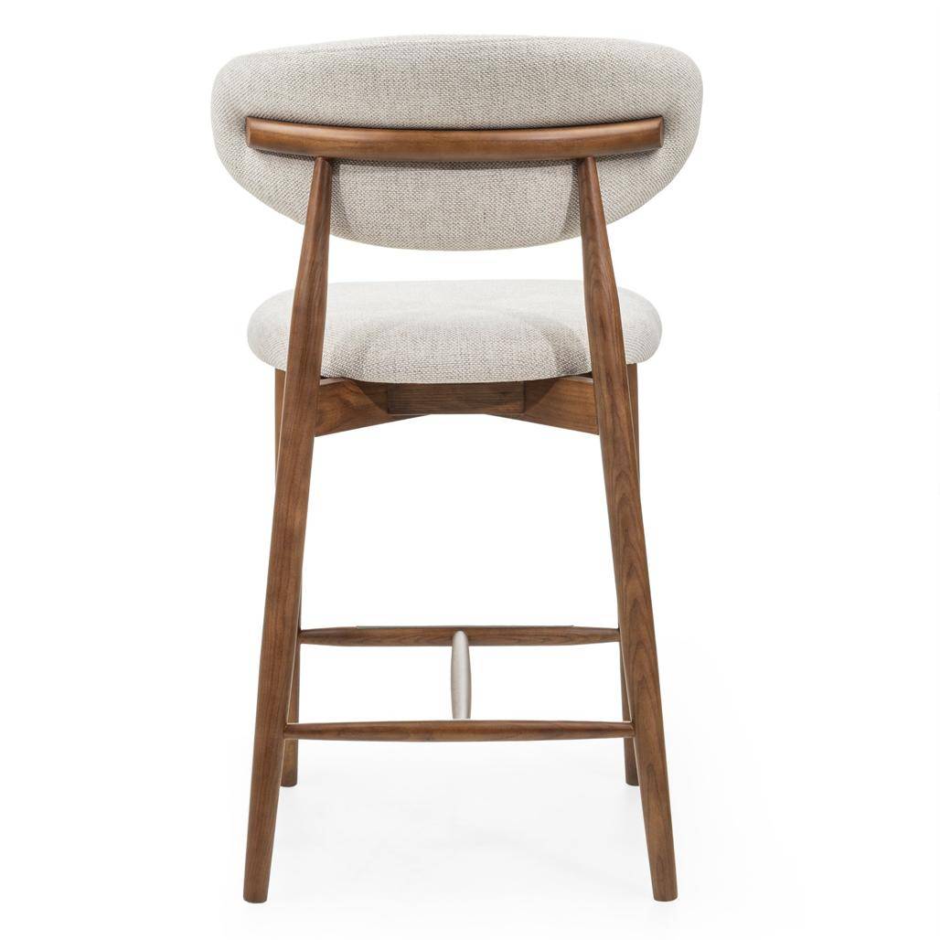 Barhocker MIRALI Beige und Braun