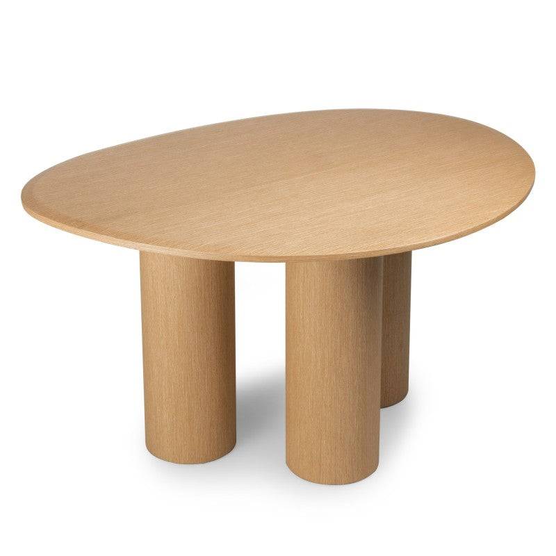 VISPI Esstisch 140 cm, Eiche Natur