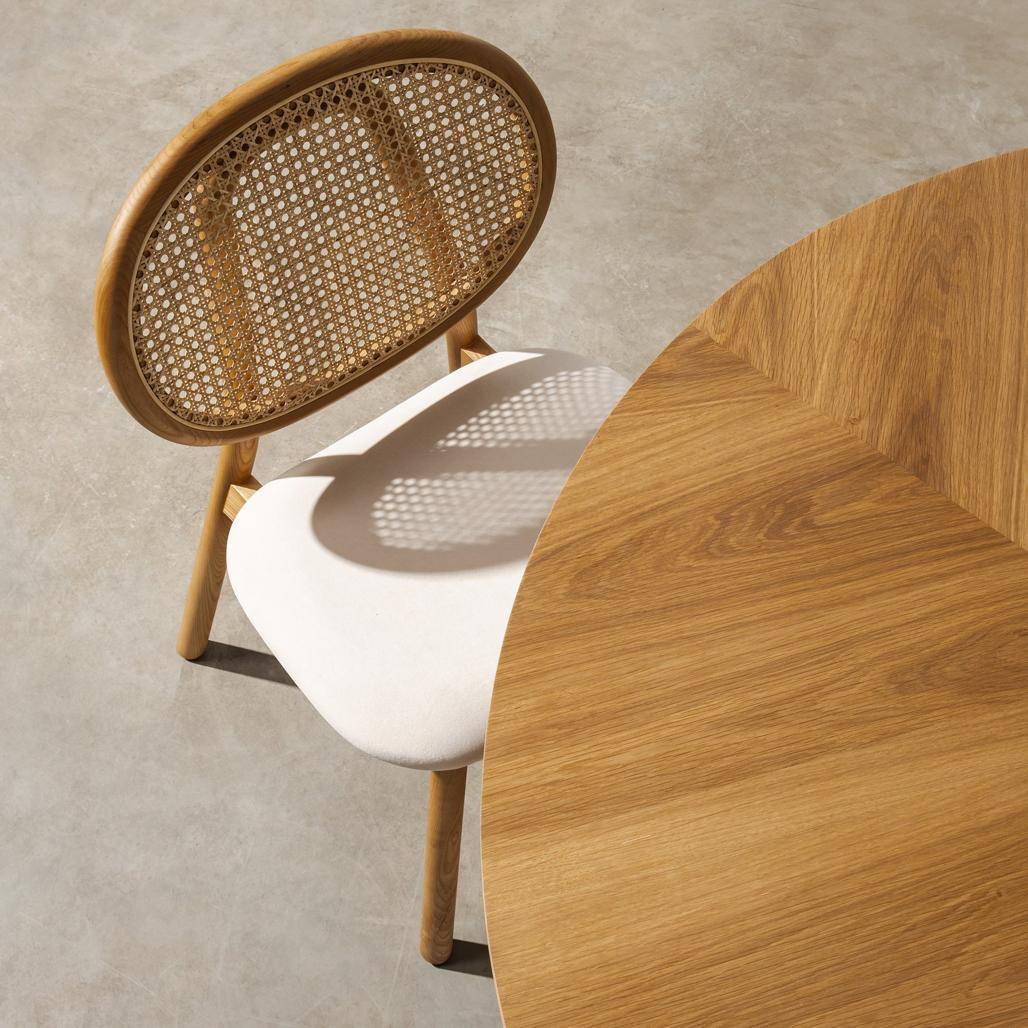 Sedia SUMBA Legno Intrecciato Viennese Naturale/Beige