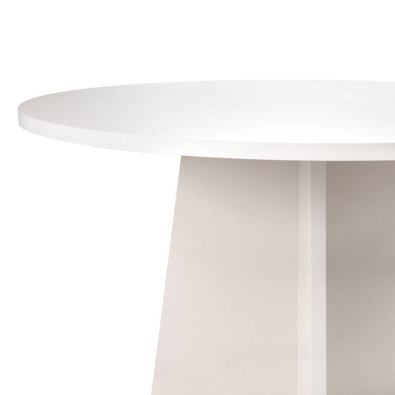 Tavolo da pranzo rotondo ERLO 100 cm, cashmere