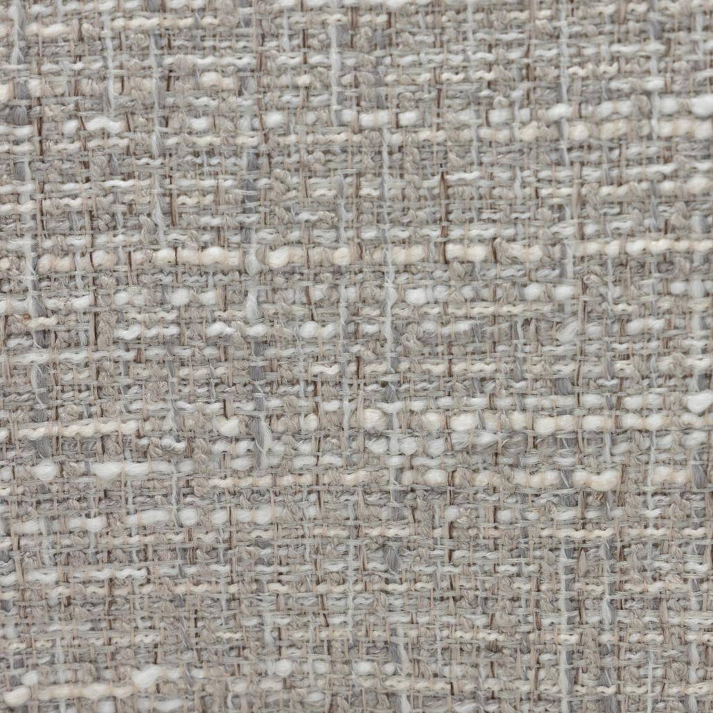 Sedia imbottita MALI beige-grigio, forme arrotondate