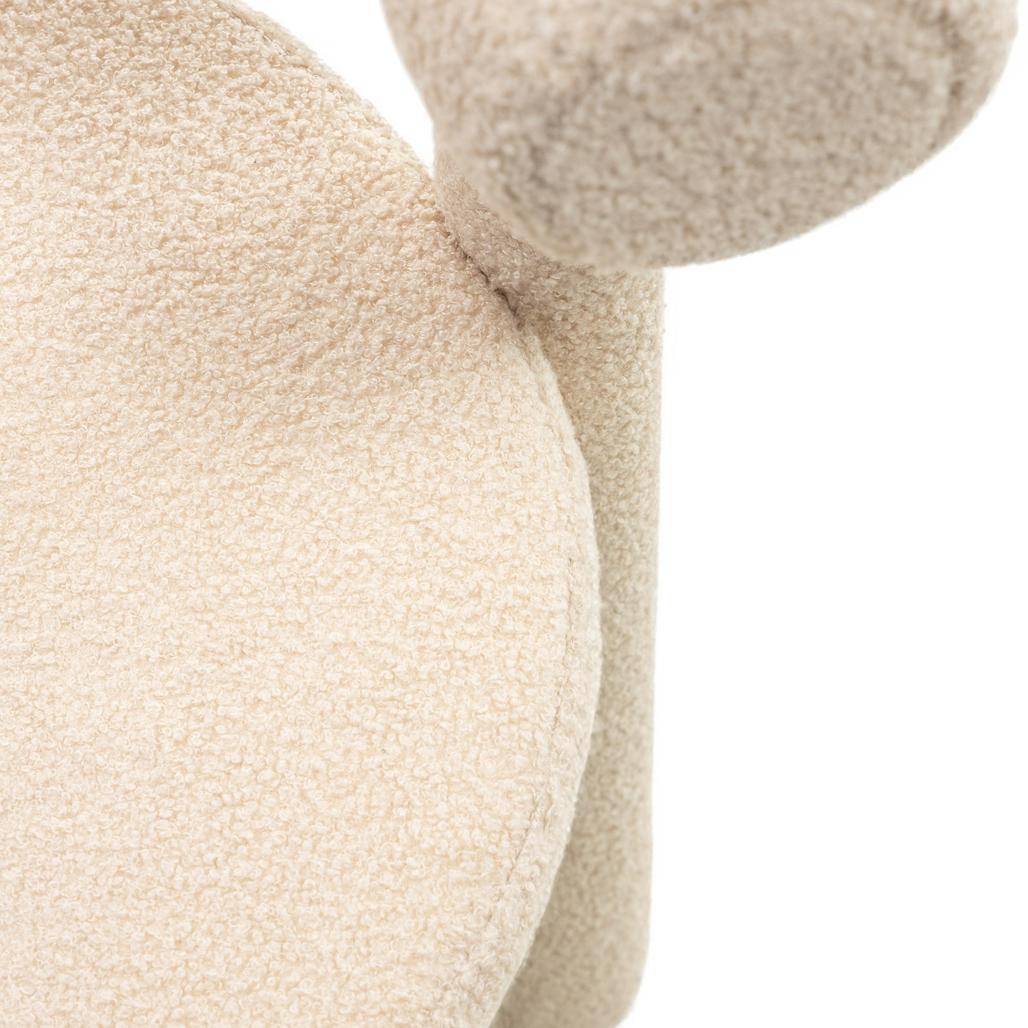 Sedia da Pranzo PERER II, Beige Bouclé