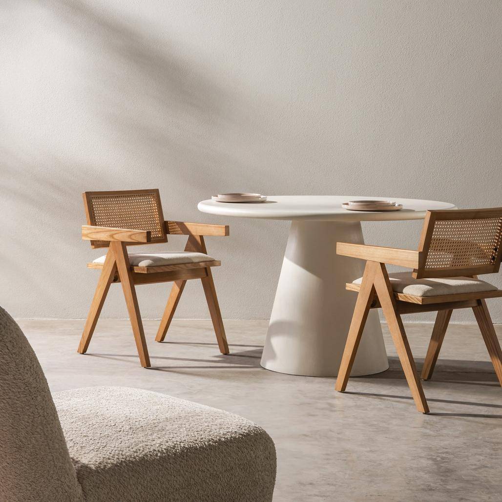 Sedia in legno RENE, intreccia viennese, naturale/beige