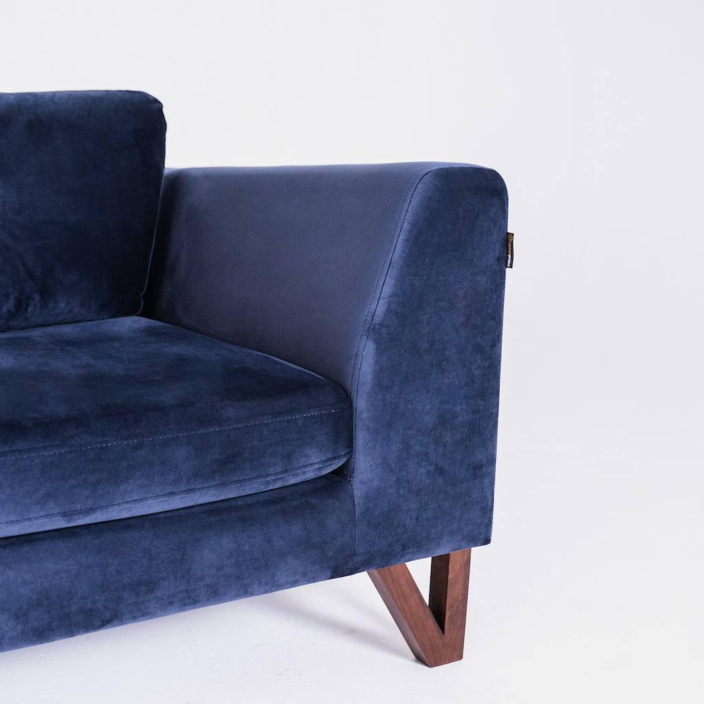 Divano letto 3 posti WILLY - chokeberry, nutty
