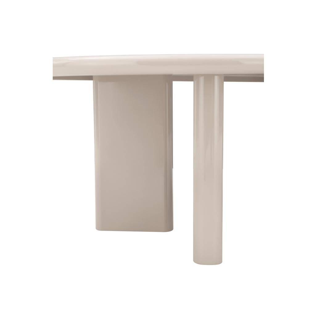 Couchtisch NADIN 130 cm, Nude Hochglanz