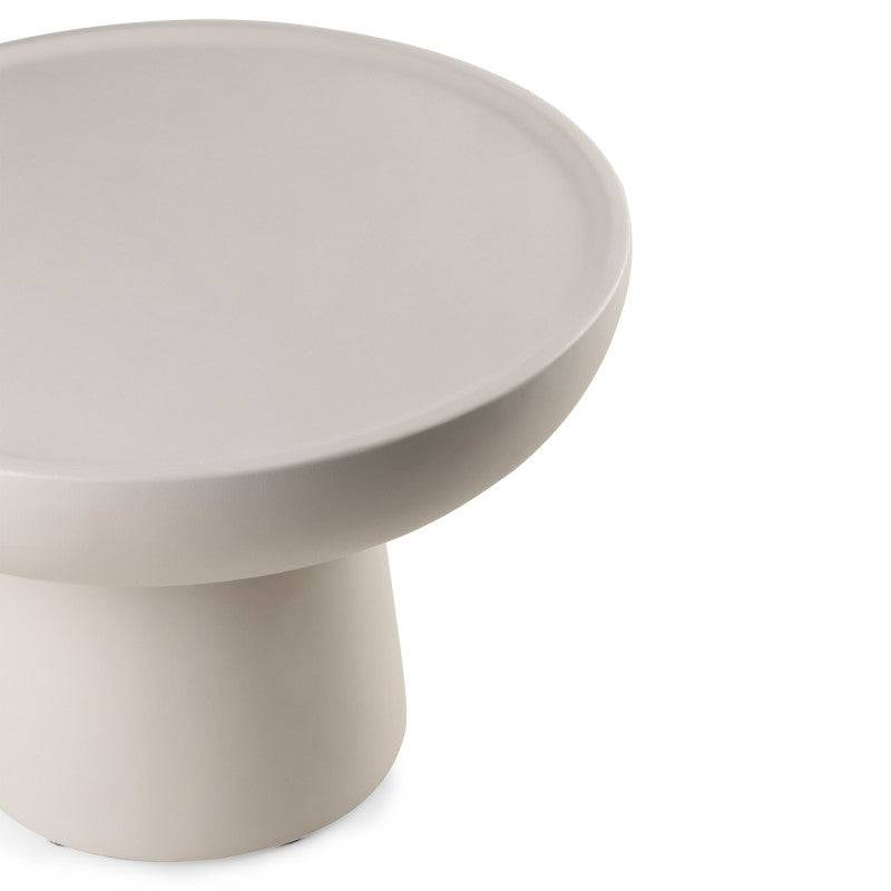 LORENSI Couchtisch 60 cm, beige, matt lackiert