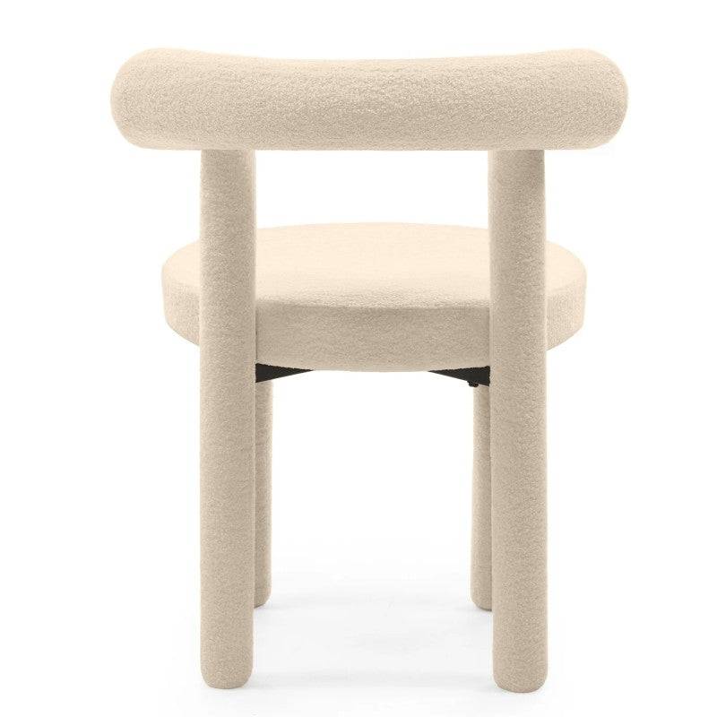 Sedia da pranzo PERER III 2.0 Crema Boucle
