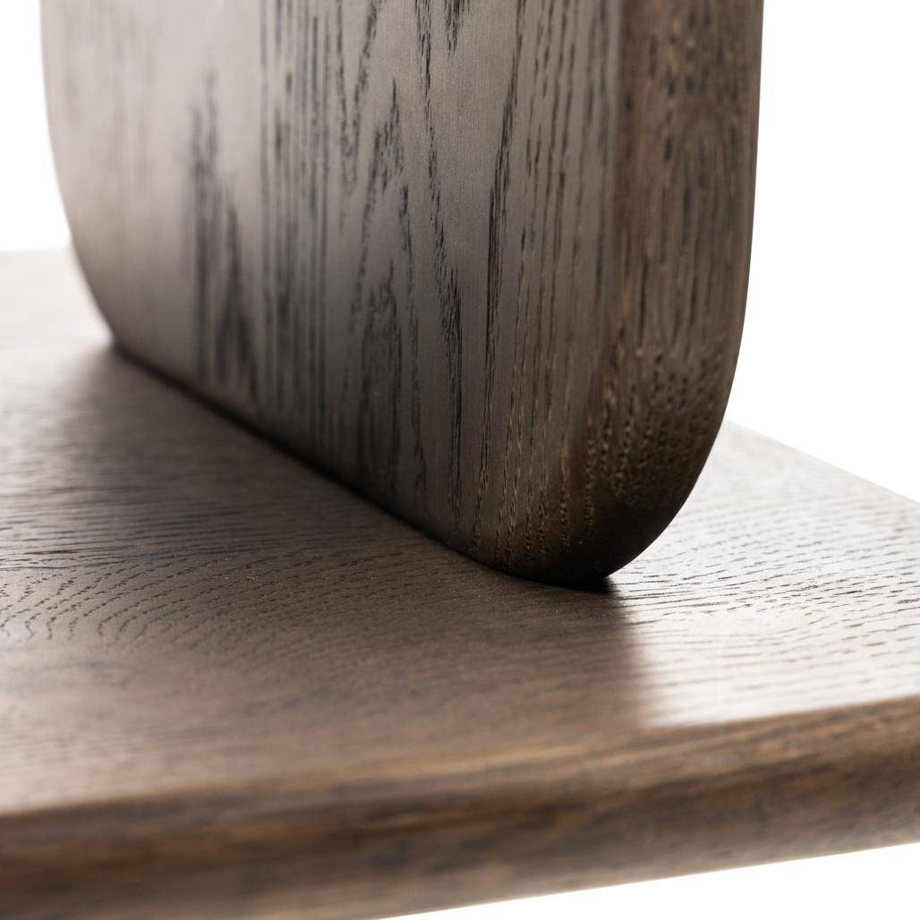 Scaffale arrotondato SALA, marrone espresso