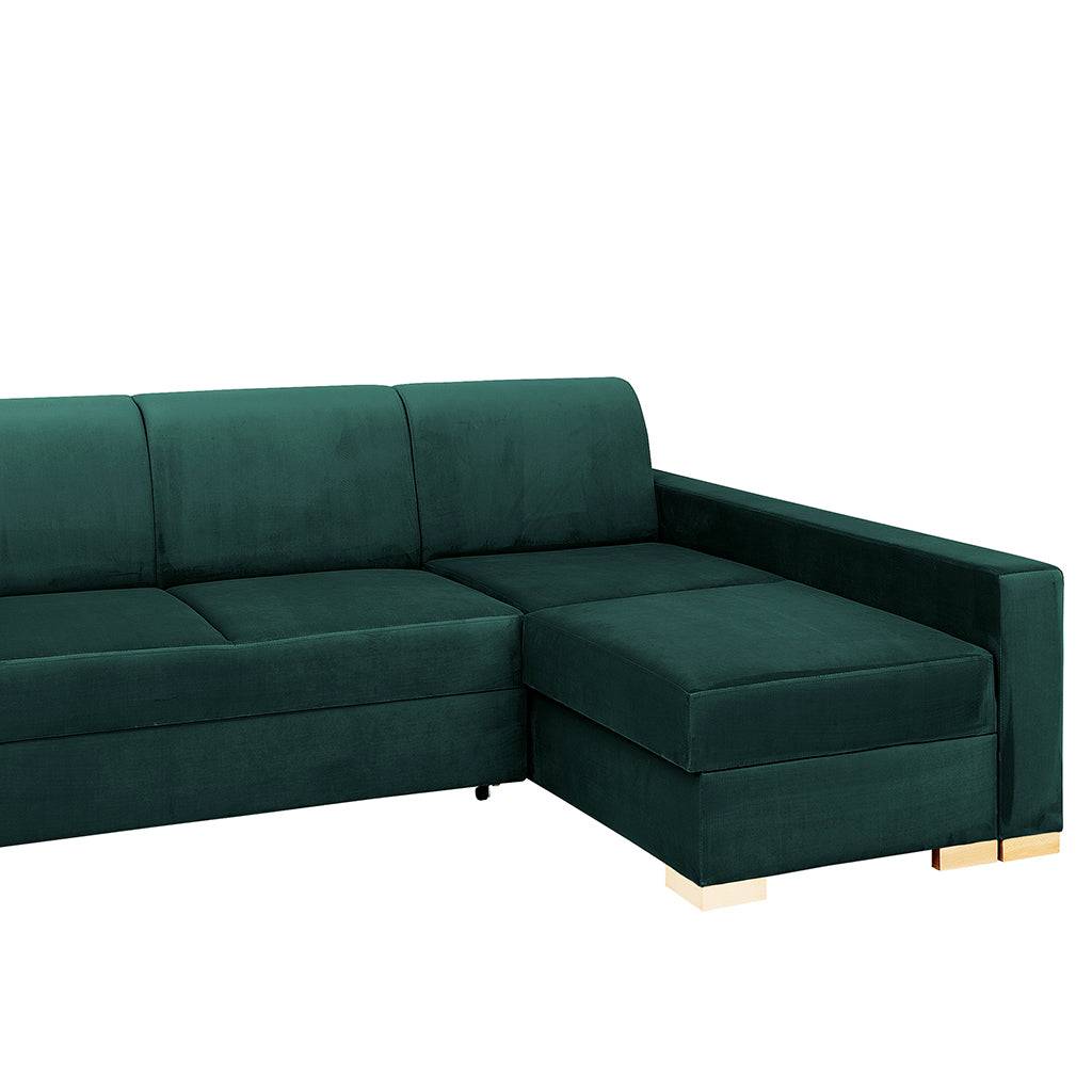 Eckschlafsofa STABLE R – Avocado