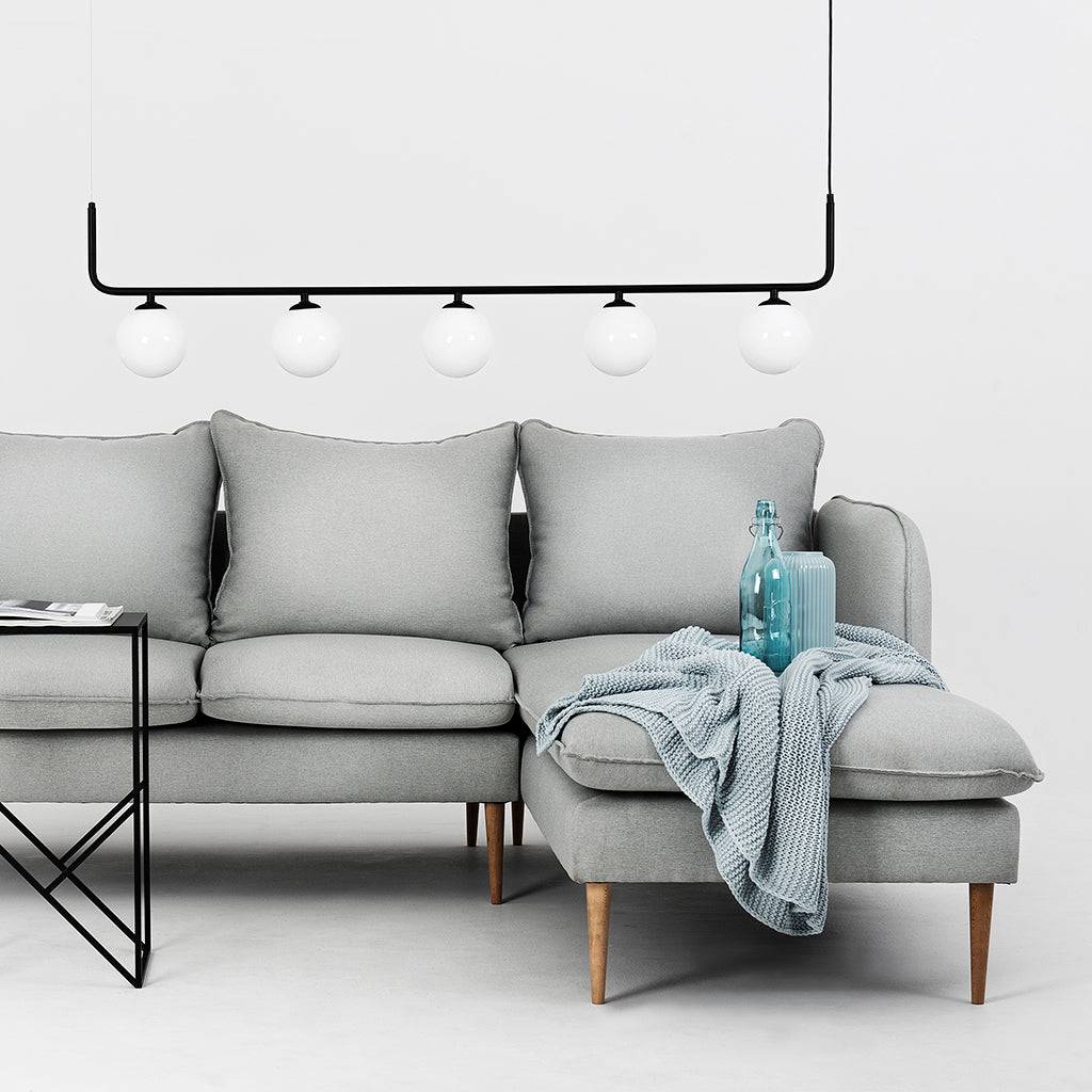 Divano Angolare POSH P WOOD Platino
