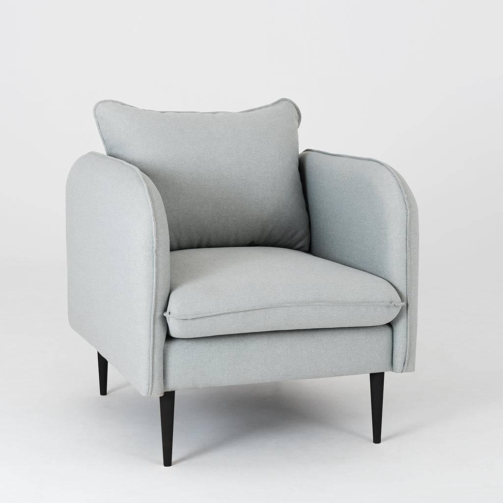 Sessel POSH BLACK - Platin