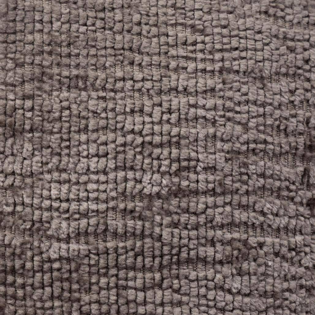 Drehbarer Sessel LUPIN, Taubengrau/verchromte Beine
