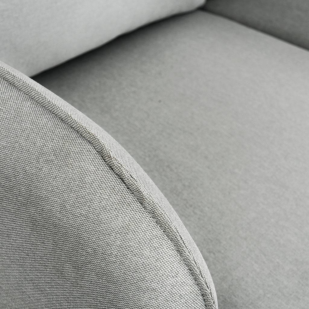 Divano Angolare POSH P Nero - Platino