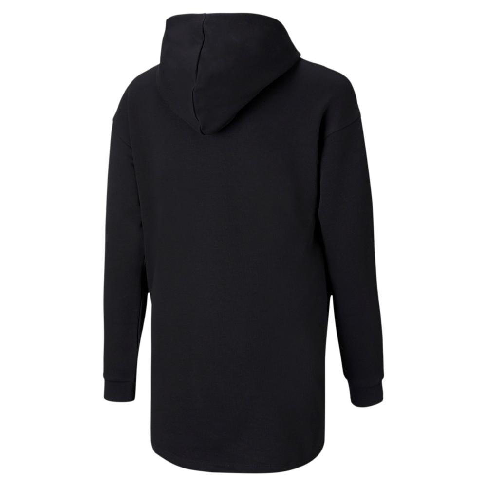Puma vestitino da ragazza in felpa con cappuccio Alpha Elongated TR 586175 01 nero