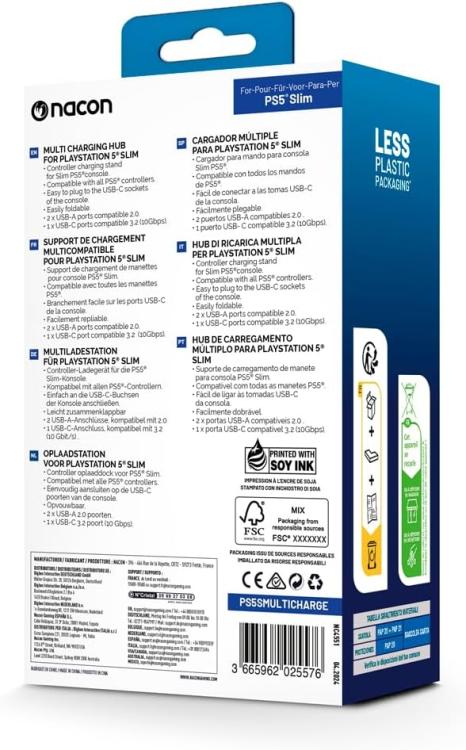 Nacon Mehrfachladestation Dualsense Playstation 5 Controller PS5 Ladestation
