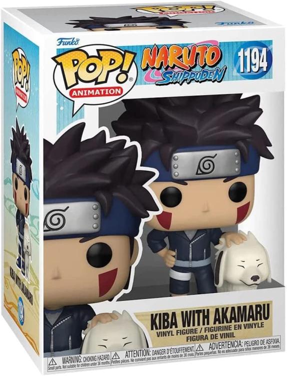 Funko Pop! Animation Naruto Shippuden – Kiba mit Akamaru (1194) Vinyl-Figur