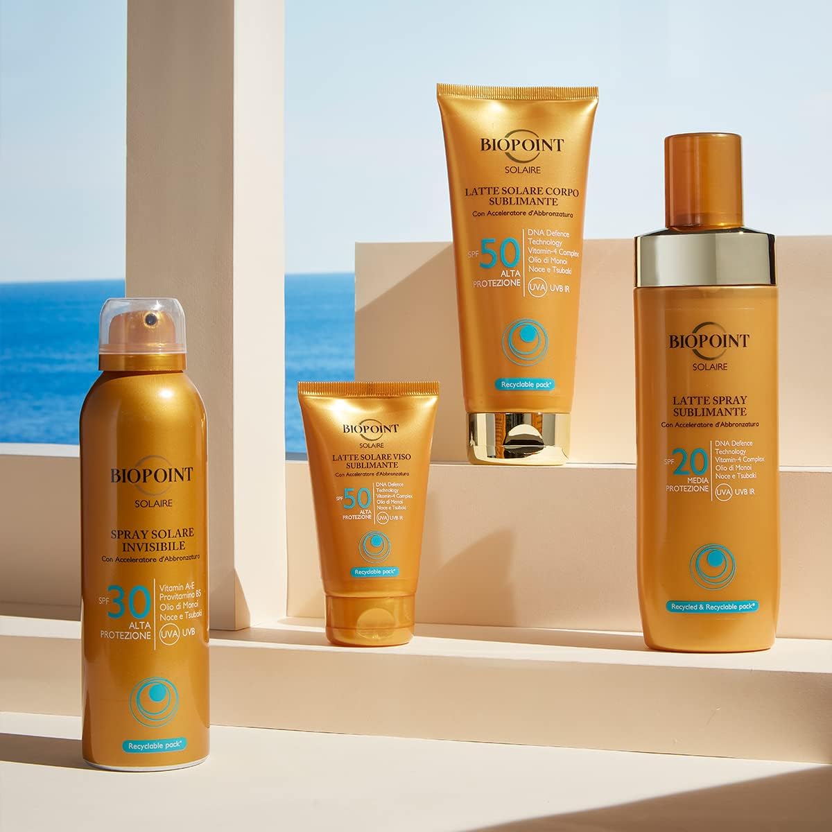 Biopoint Solaire - Sun Milk Face SPF 50 - Tanning Accelerator 50 ml