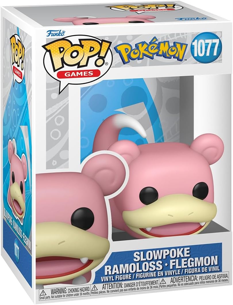 Funko Pop! Games – Pokémon (1077) Slowpoke Vinyl-Figur 9cm Pokémon